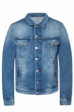 Logo-embroidered denim jacket, zdjęcie 1 Logo-embroidered denim jacket od Balmain